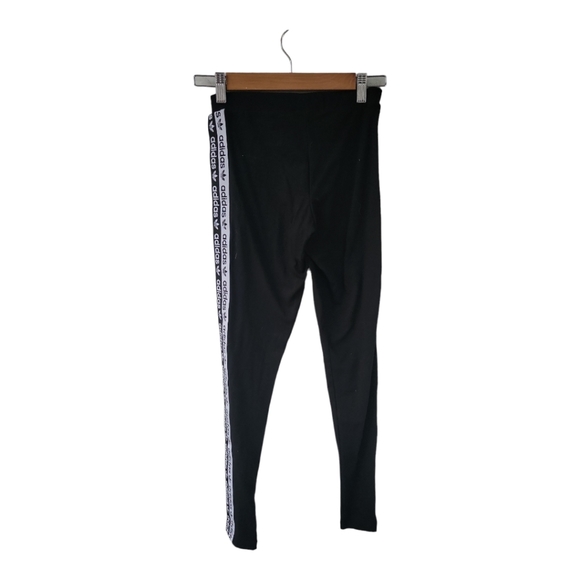 Women's Adidas Black Noir Tights Collants EC0750 Logo Leggings S NWT - Picture 5 of 7